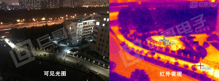 巨哥电子-红外热成像仪拍摄对比图
